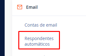 Criar Resposta automática com Webmail
